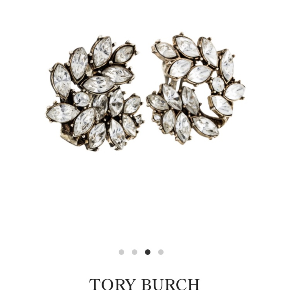 Tory Burch Embellished Cluster Earrings